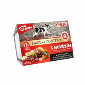 Sam s hovězím, celerem a bazalkou, 415 g