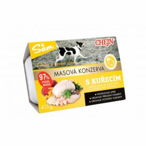 Sam s kuřecím, mrkví, červenou řepou a dobromyslí, 415 g