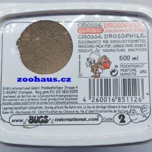 Drosophila melanogaster - Octomilka obecná velká 500 ml